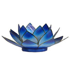 Lotus sfeerlicht blauw 2-kleurig (13.5 cm)