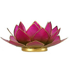 Lotus sfeerlicht groen/roze 2-kleurig (13.5 cm)