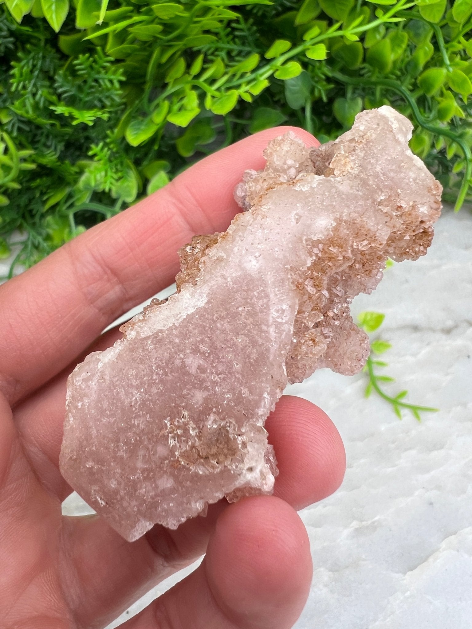 Rosa Amethyst-Cluster (7 cm) von KEY LIME STORE