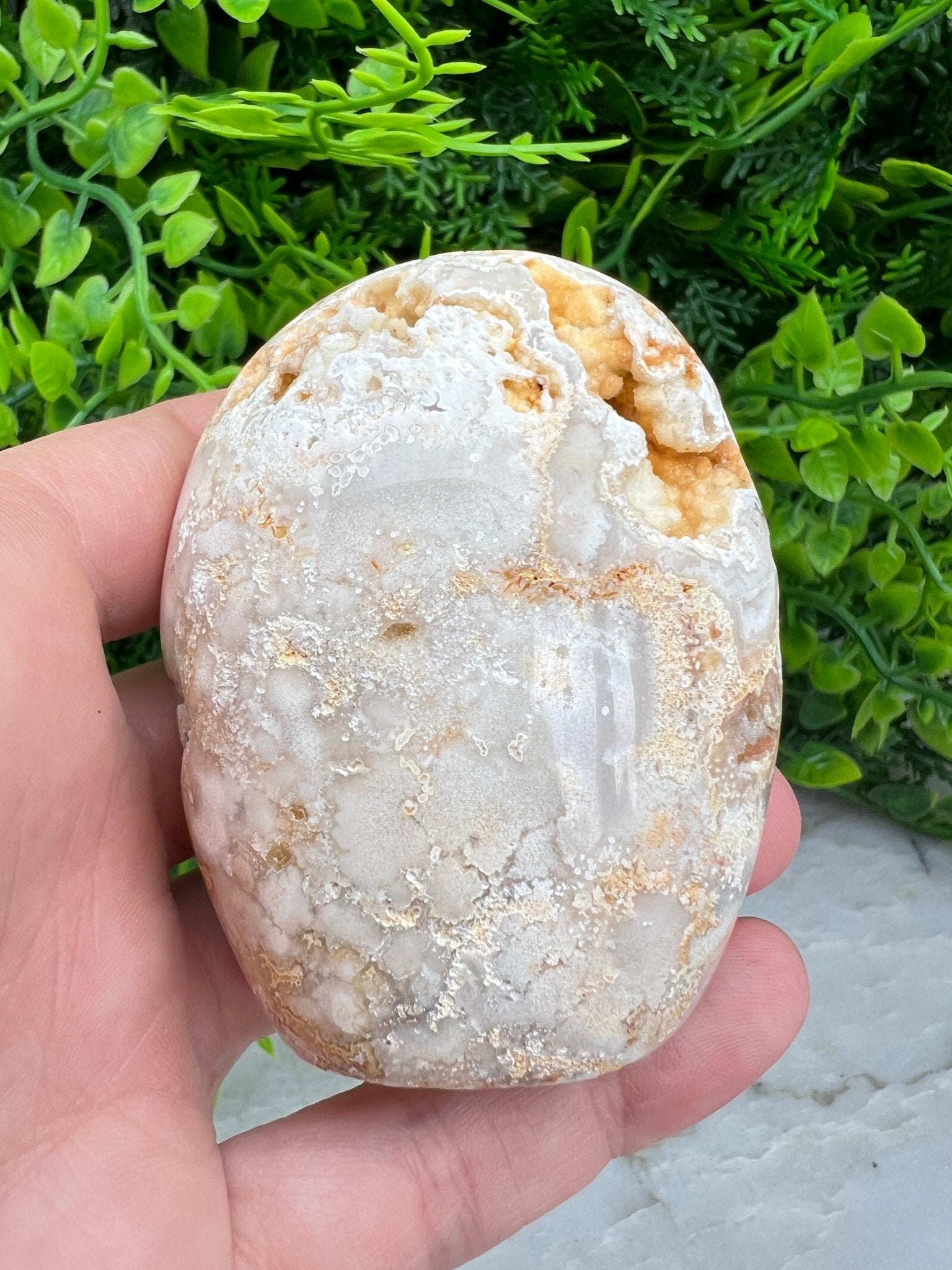 Druzy Crazy Lace Agaat free form (6 cm) by KEY LIME STORE