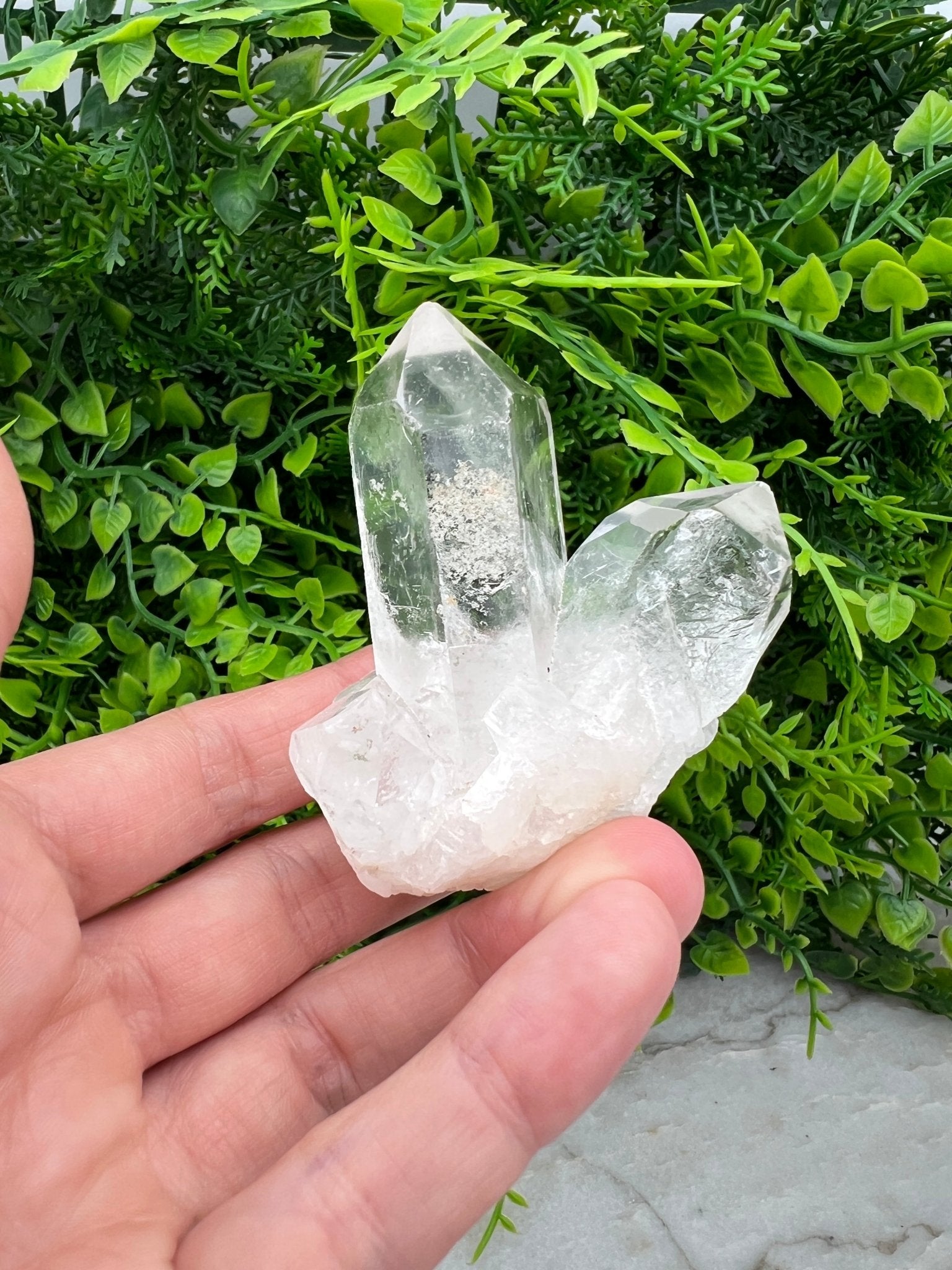 Bergkristal cluster (7 cm) by KEY LIME STORE