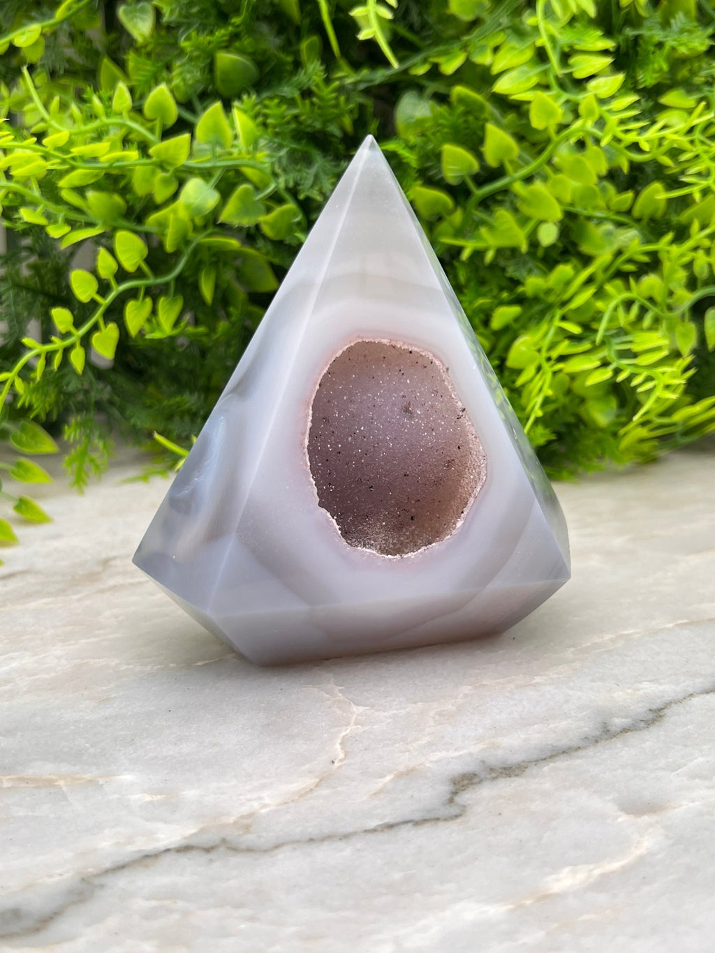 Agaat diamantvorm by KEY LIME STORE