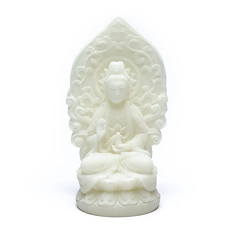 Quan Yin beeldje wit (12 cm)