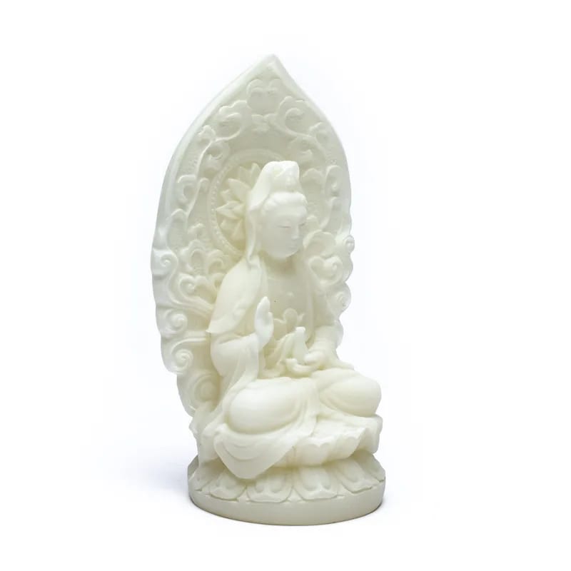 Quan Yin beeldje wit (12 cm)