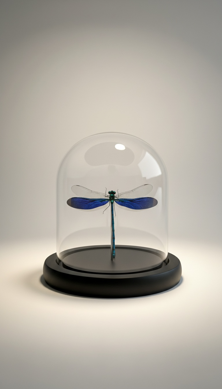 Libelle (juffer) Neurobasis kaupi in stolp