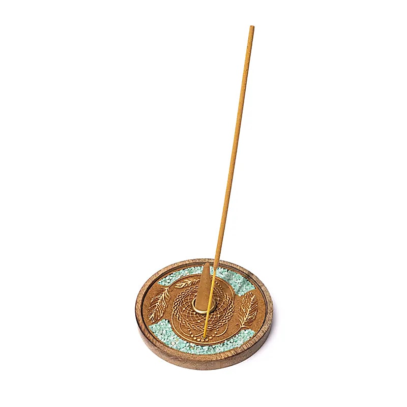 Wierook en kegeltjes houder Amazoniet