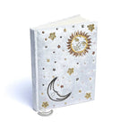 Velvet Notebook: Sun and Moon (20x15 cm)
