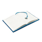 Fluwelen notitieboek alziend oog (20x15 cm)