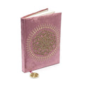 Fluwelen notitieboek bloem des levens (20x15 cm)