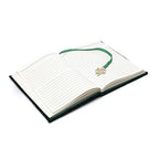 Fluwelen notitieboek levensboom, harten (20x15 cm)