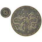 Wierookbrander draak bronskleurig (10x10 cm)