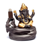 Ganesha wierookbrander backflow waterval (9x6x10 cm)
