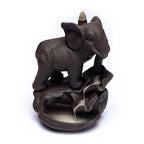 Backflow wierookbrander olifant (12x9x17 cm)