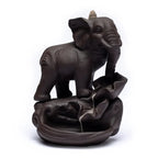Backflow wierookbrander olifant (12x9x17 cm)