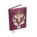 Ganesha Velvet Notebook (20x15 cm)