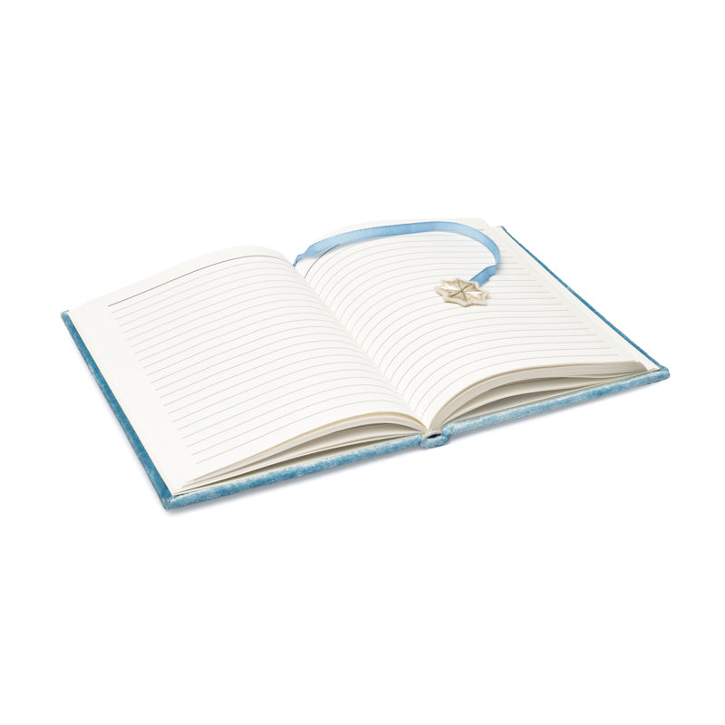 Fluwelen notitieboek engelenvleugels (20x15cm)