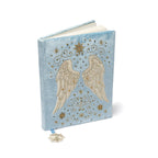 Fluwelen notitieboek engelenvleugels (20x15cm)