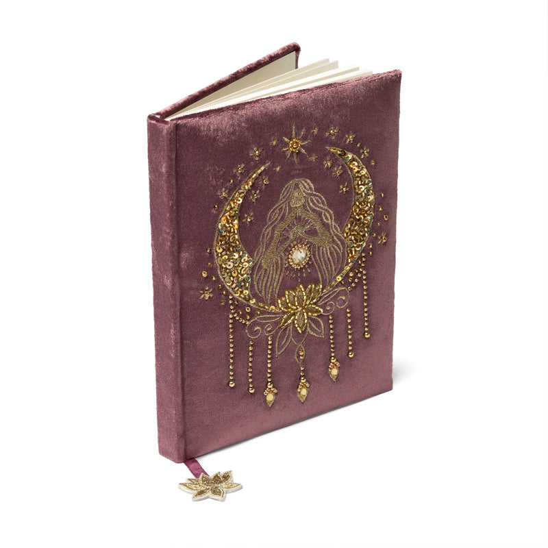 Velvet "Goddess" Notebook (20x15 cm)