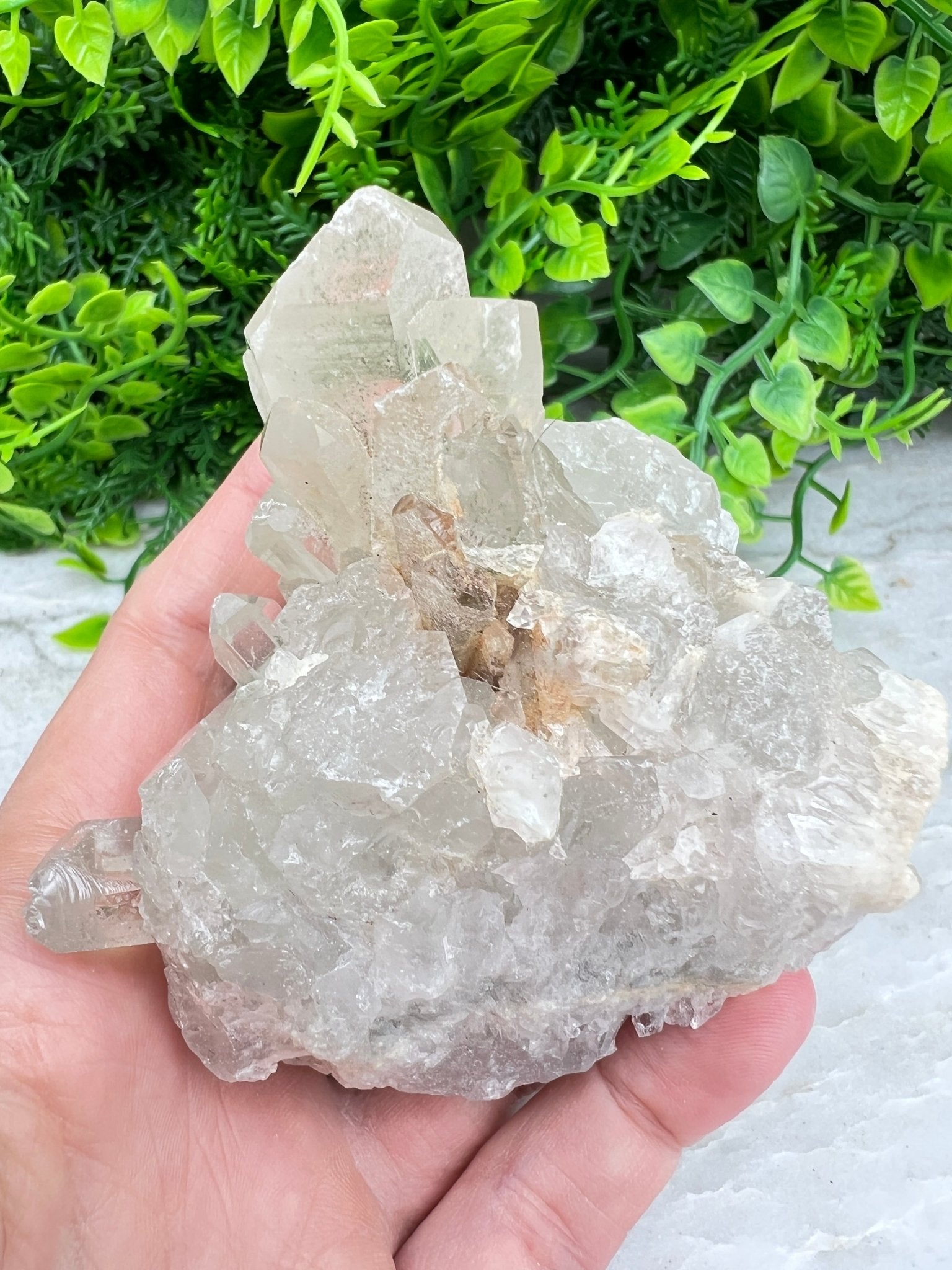 Bergkristall-Cluster (8 cm) von KEY LIME STORE