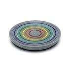 Wierookbrander zeepsteen zwart Regenboog (10 cm)