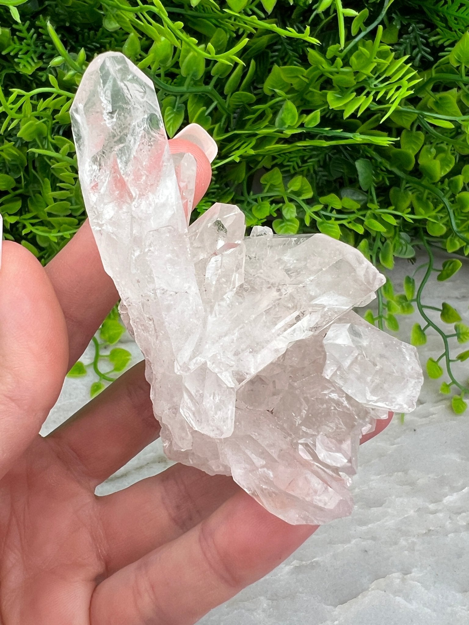 Bergkristall-Cluster (8 cm) von KEY LIME STORE