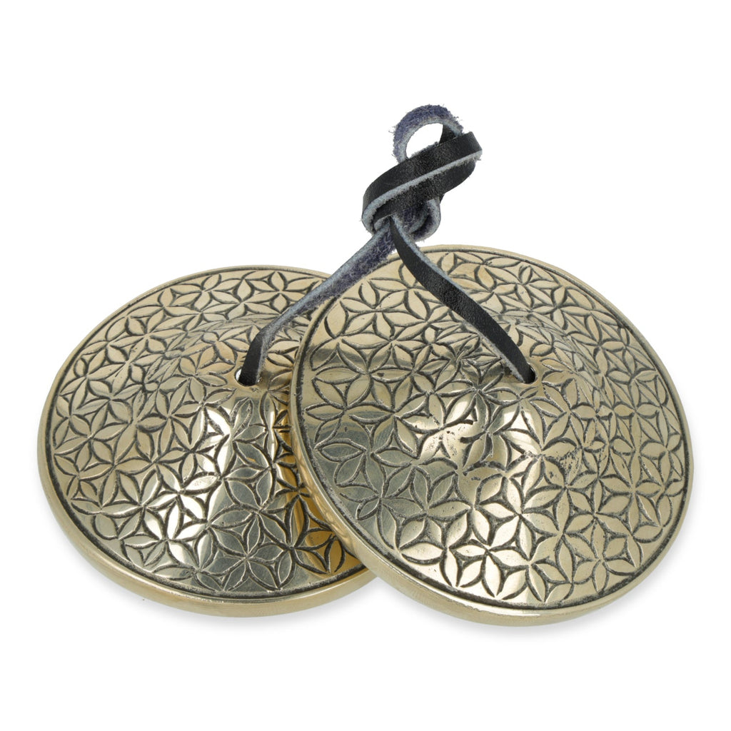 Tibetaanse Tingsha Flower of life (7cm)