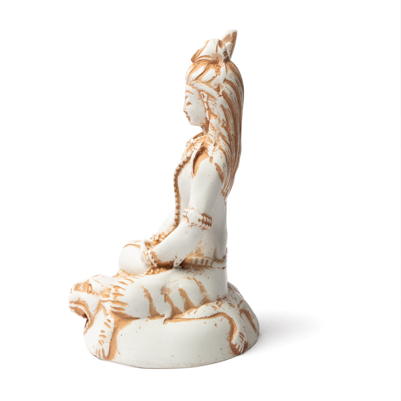 Shiva beeld ivoorkleurig (15 cm)