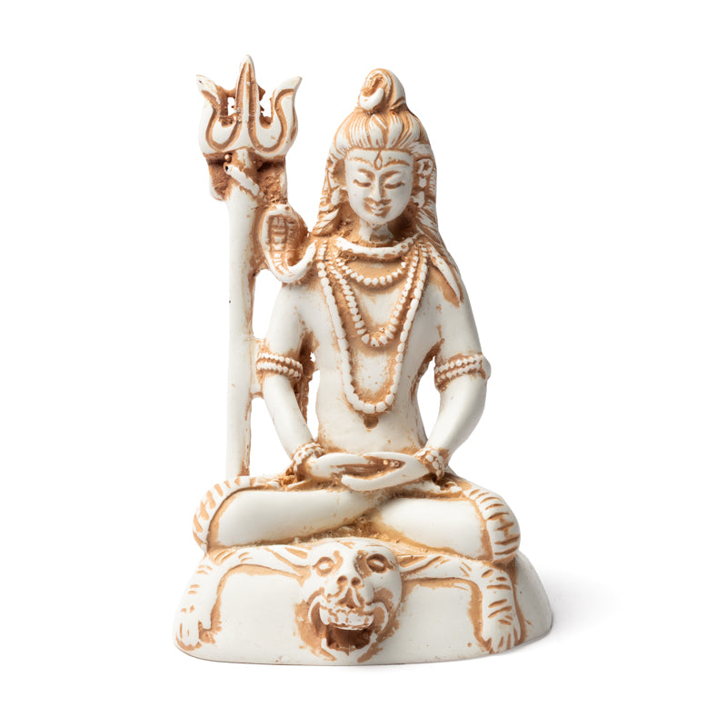 Shiva beeld ivoorkleurig (15 cm)