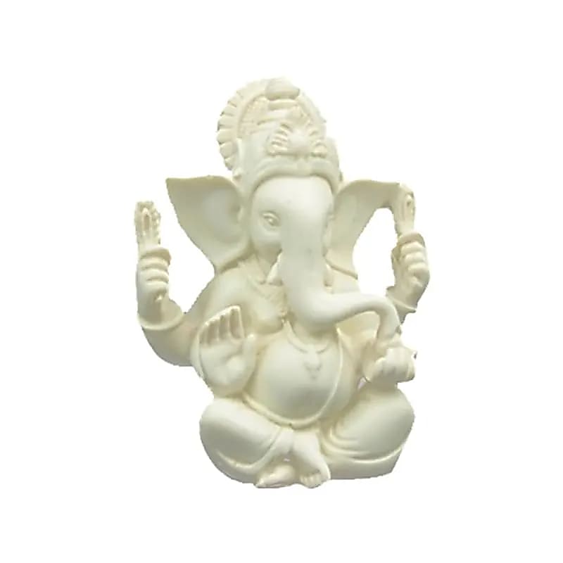 Ganesha beeld wit (11 cm)