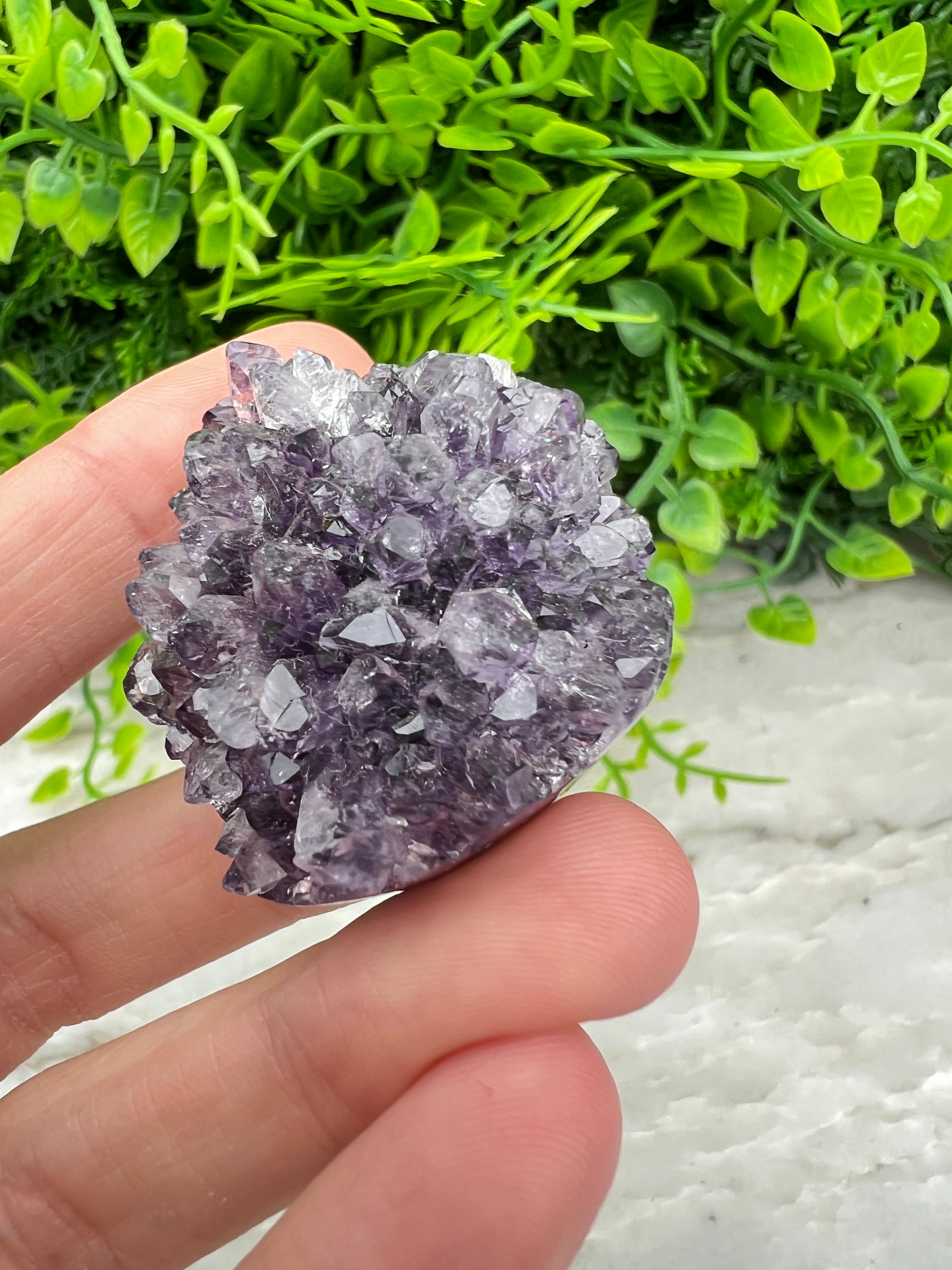 Amethist cluster gepolijst (3 cm)