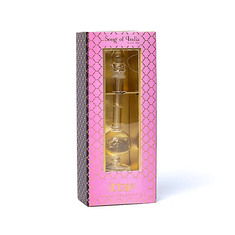 Kamperfoelie geurolie, handgeblazen flesje (5 ml)
