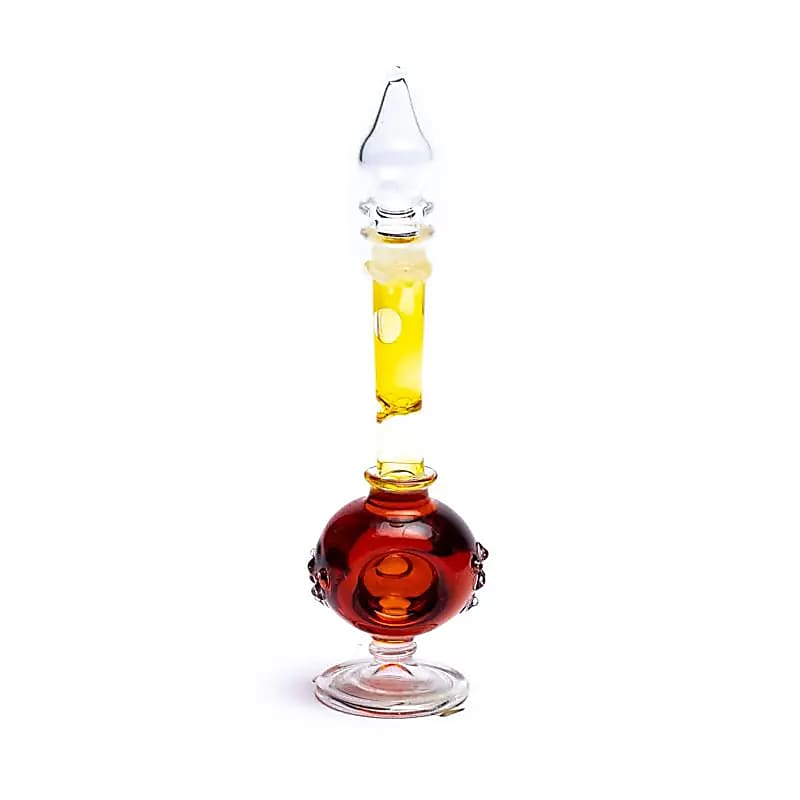 Patchouli geurolie in handgeblazen flesje (5 ml)