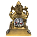 Ganesha beeld messing (14 cm, 1310 gr)