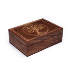 Engraved Tree of Life Tarot Box (17.5 x 13 x 6.5 cm)