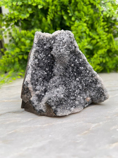 Amethyst cluster-cut base by KEY LIME STORE