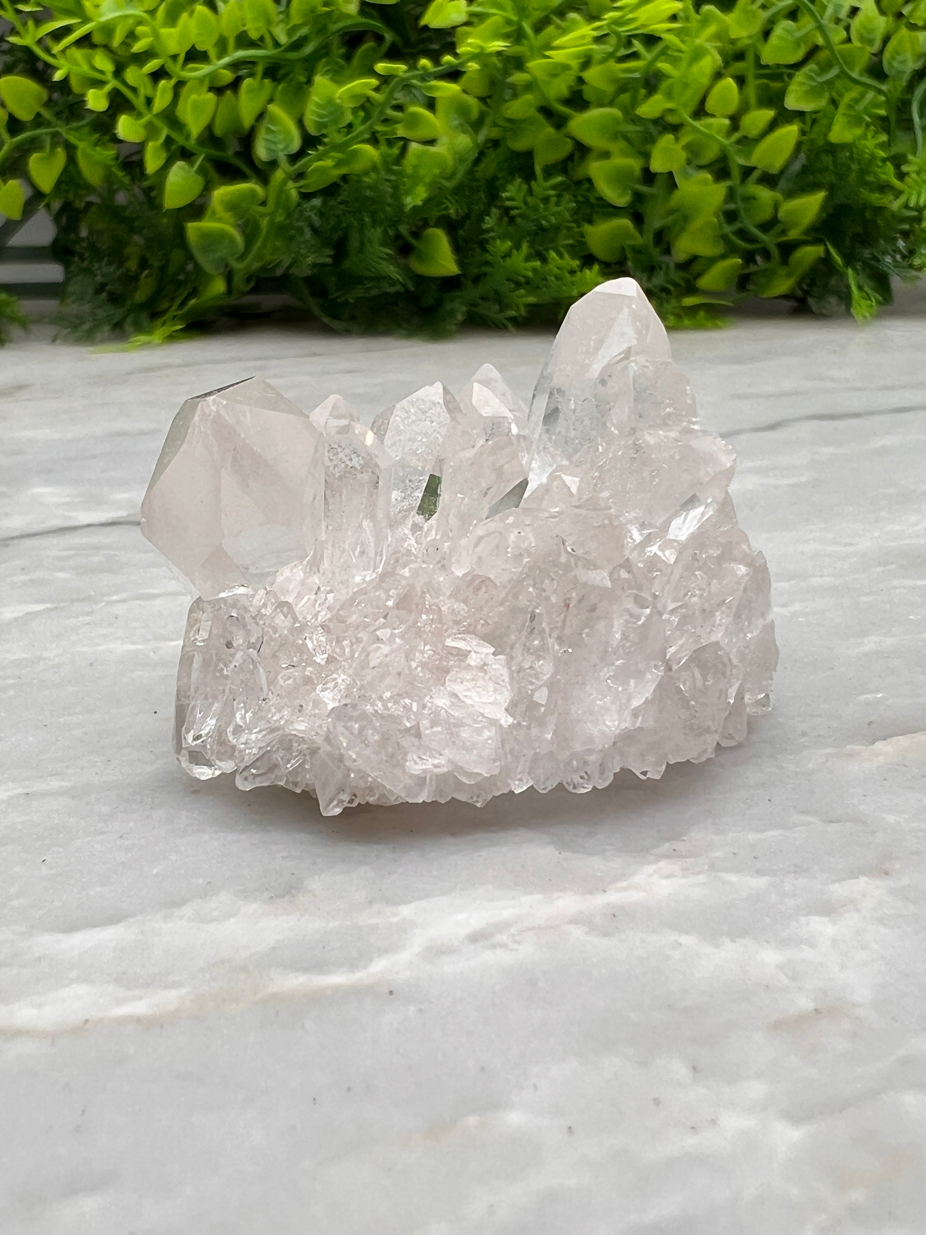 Zeer helder Bergkristal cluster (5 cm)