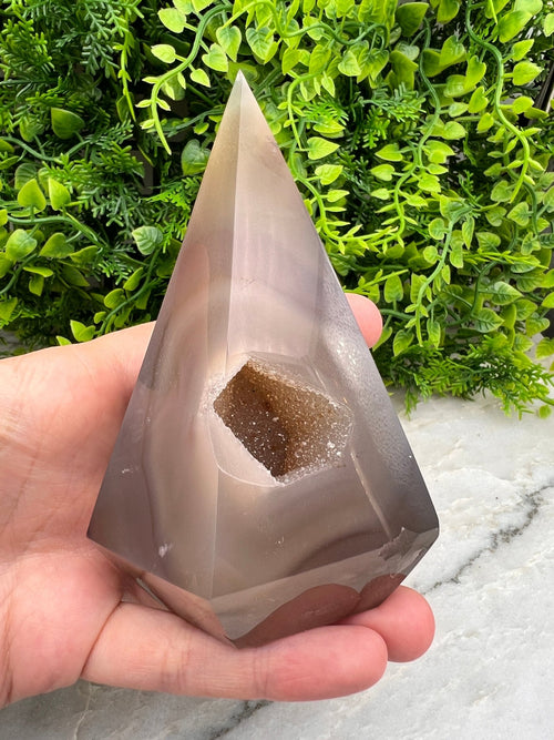 Agaat diamantvorm by KEY LIME STORE