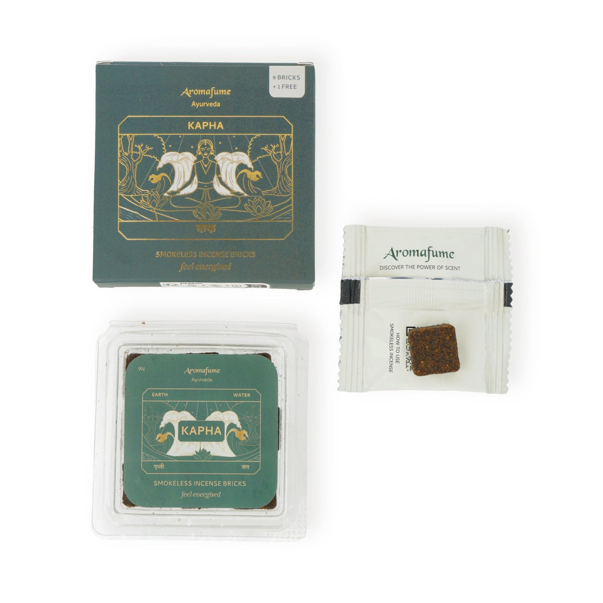 Aromafume Kapha incense bricks wierookblokjes Dosha (40 g)