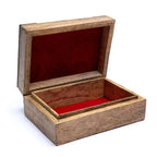 Tarot Box, Flower of Life Design, Mango Wood (18x12x7 cm)