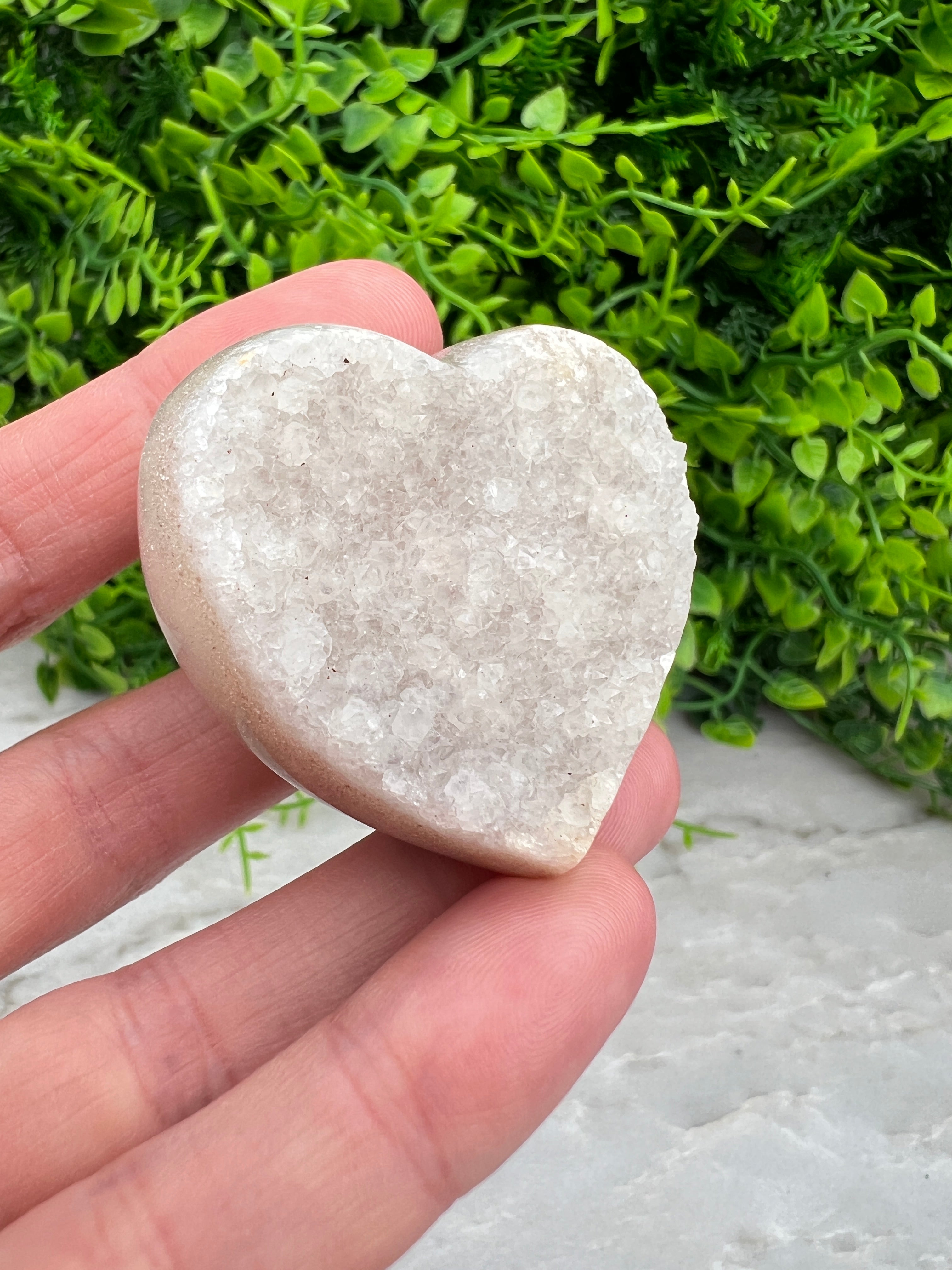 Suiker Amethist hart (5 cm)