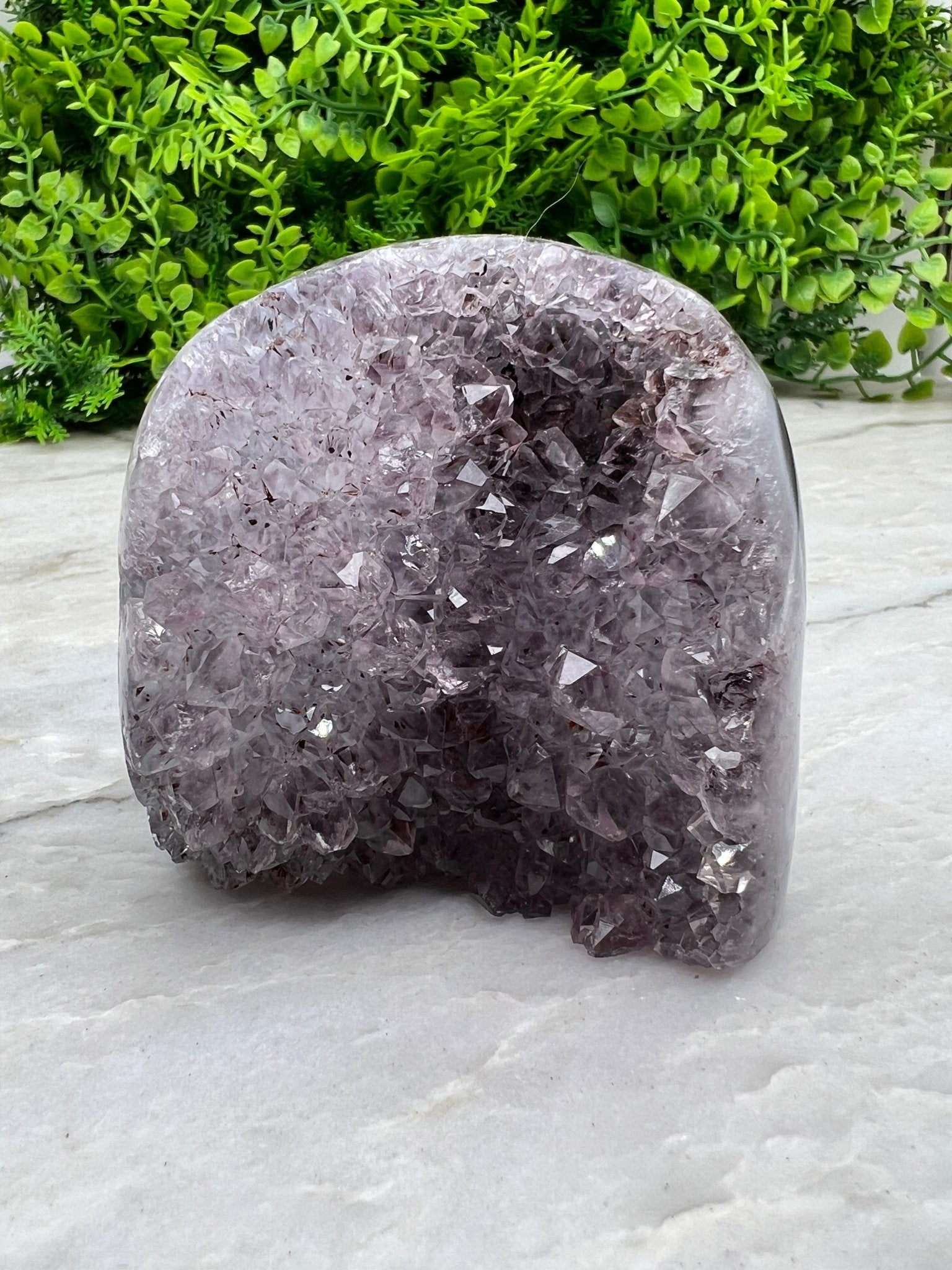 Agaat met Amethist cut base (420 gram) by KEY LIME STORE