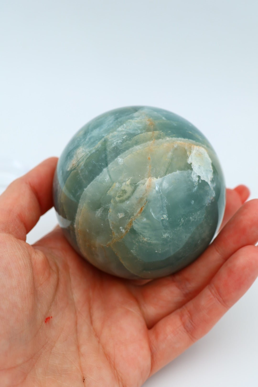 Blaue Onyx-Kugel 0,555 kg von KEY LIME STORE