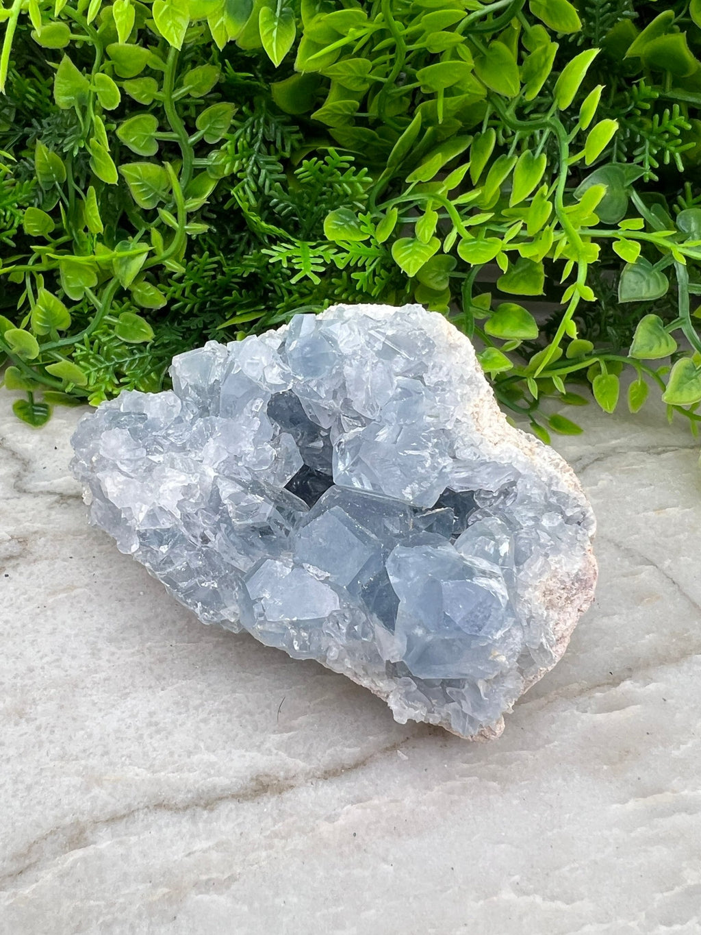 Celestien-Cluster (454 Gramm) von KEY LIME STORE