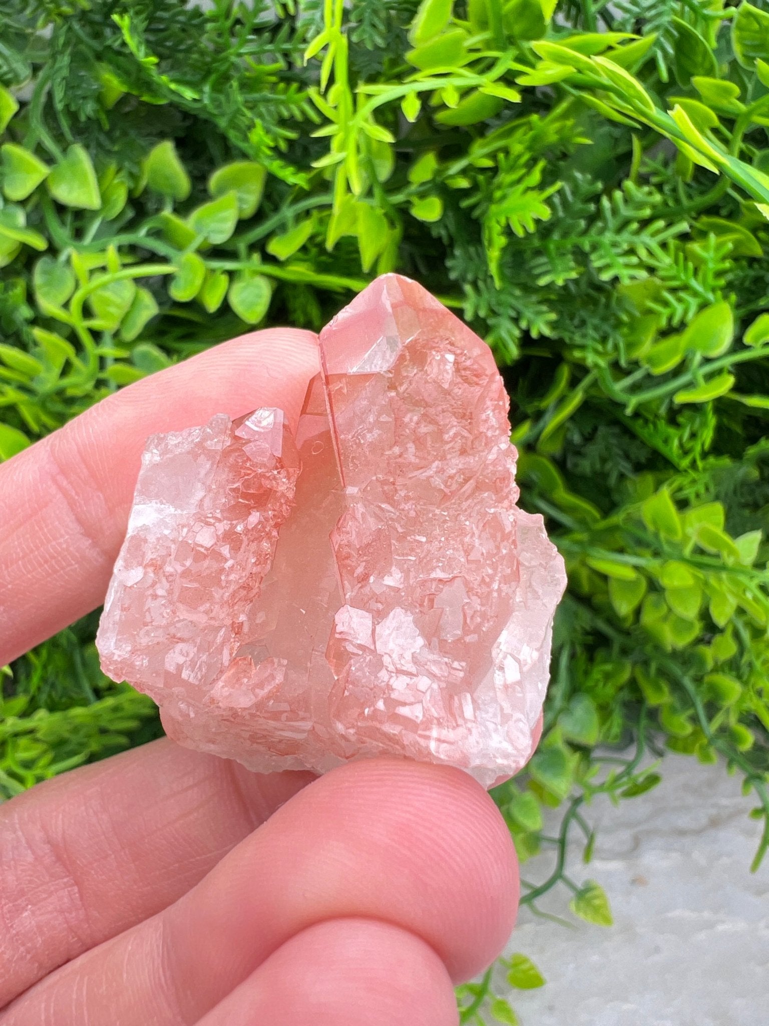 Red Healer (Hematoïde kwarts) cluster (4 cm) by KEY LIME STORE