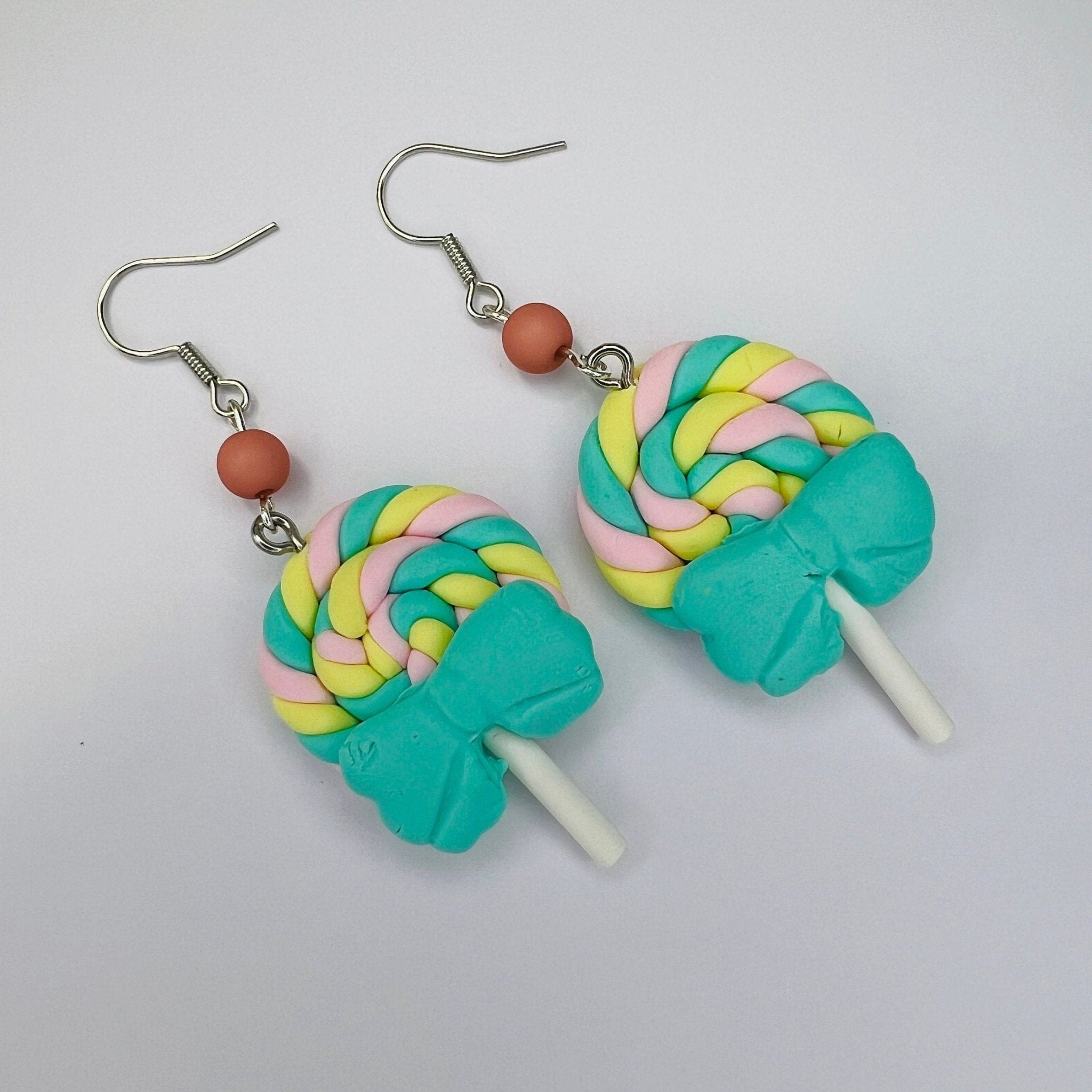 Lolly oorbellen zilver by KEY LIME STORE