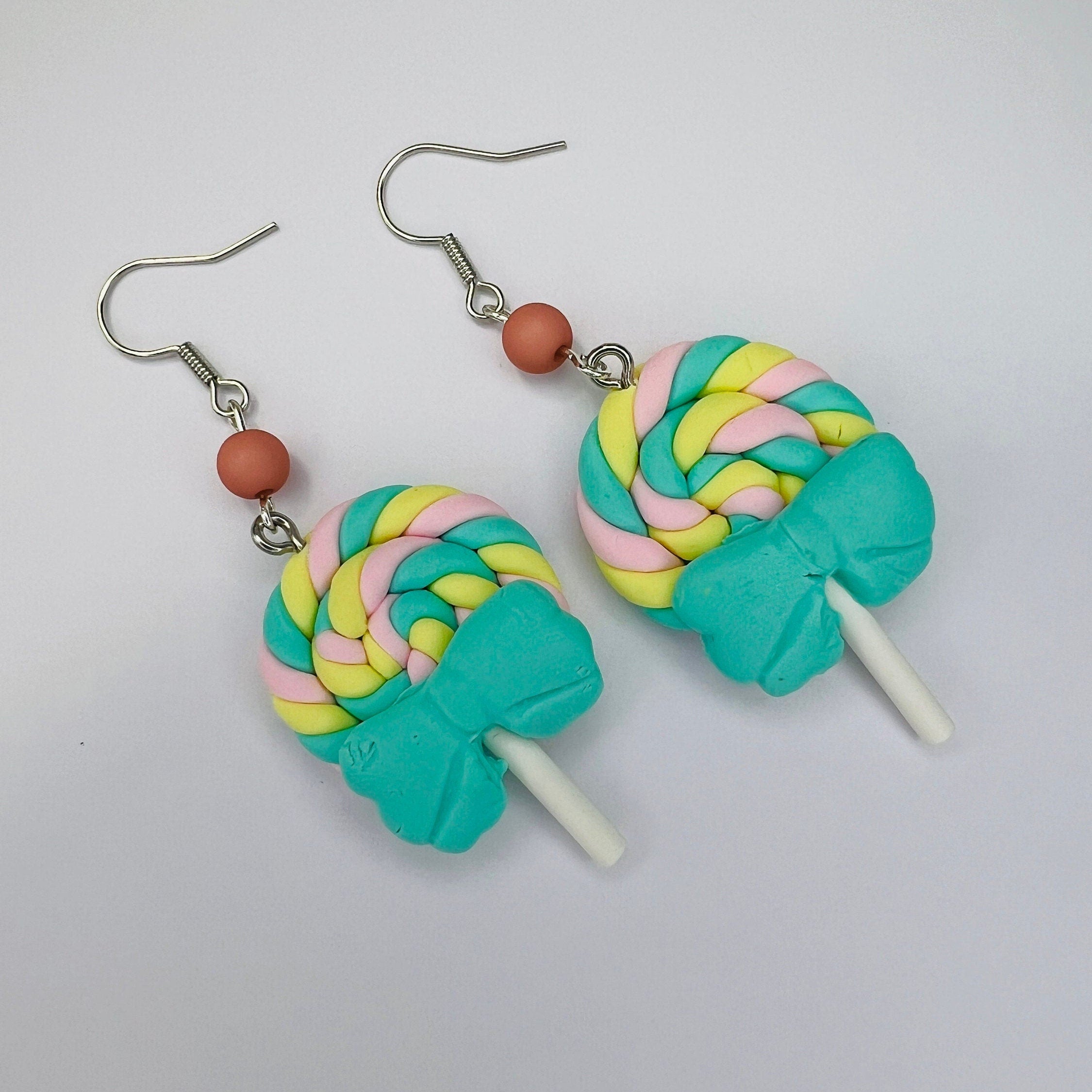 Lutscher-Ohrringe aus Silber