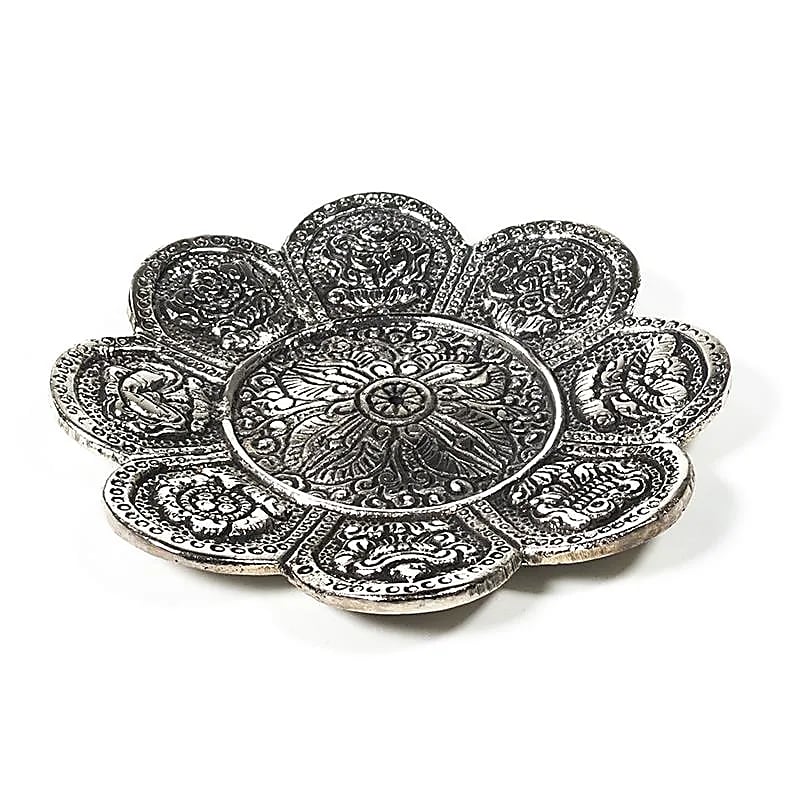 Wierookbrander zilverkleur 8 voorspoedsymbolen (94 g; 12 cm)