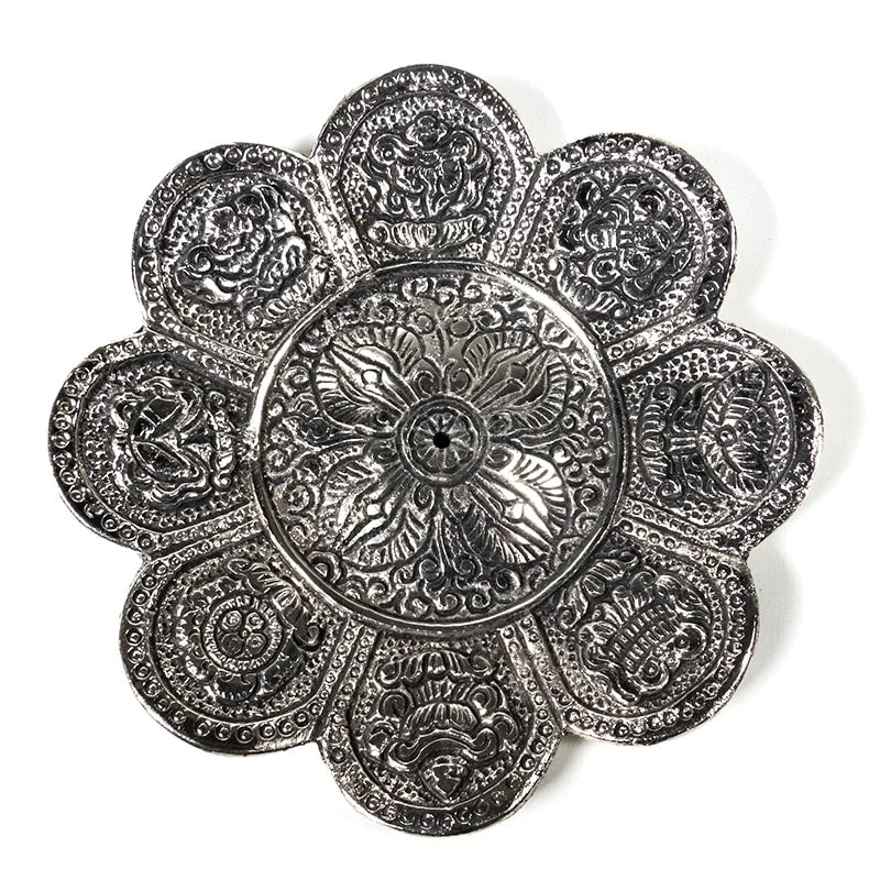 Wierookbrander zilverkleur 8 voorspoedsymbolen (94 g; 12 cm)