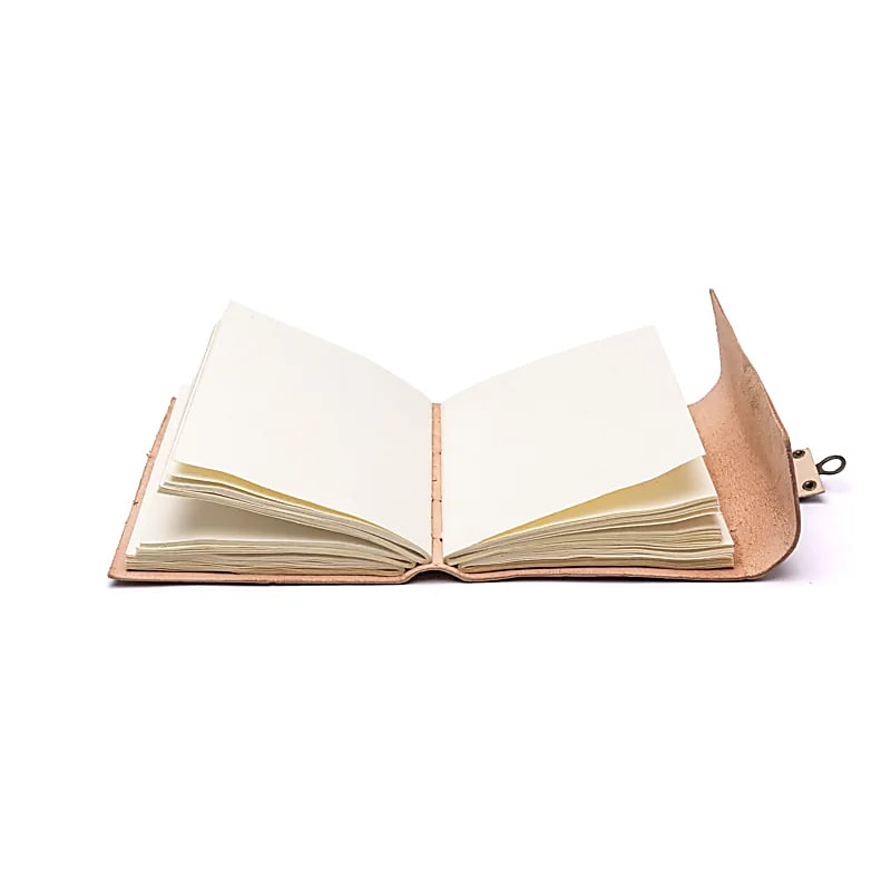 Notitieboek levensboom, godin, kunstleren omslag (18x13 cm)