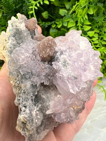 Flower Amethist cluster by KEY LIME STORE